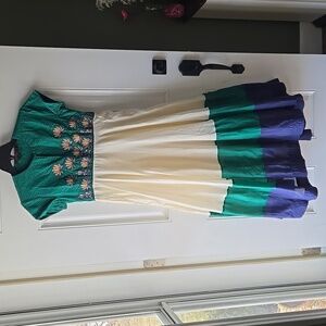 Biba by Rohit Bal Indian Anarkali Maxi Dress with Scarf